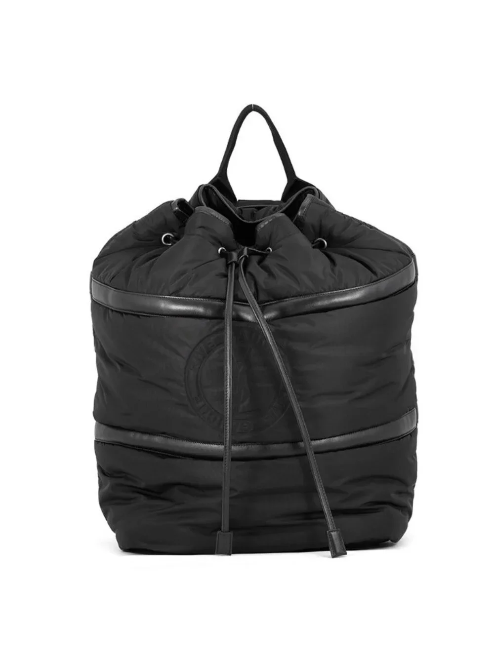 Saint Laurent Paris Shoulder Bag Rive Gauche Nylon Black